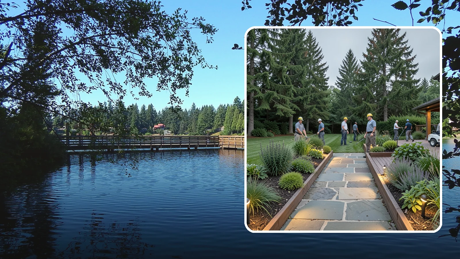 Deck & Patio Lighting in Federal Way, King County, WA - Built-in deck and patio lighting that makes outdoor living spaces usable and inviting after dark.