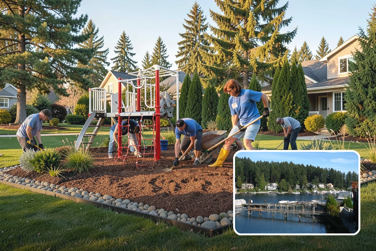Deck & Patio Lighting in Gig Harbor, Pierce County, WA - Usable outdoor space after dark