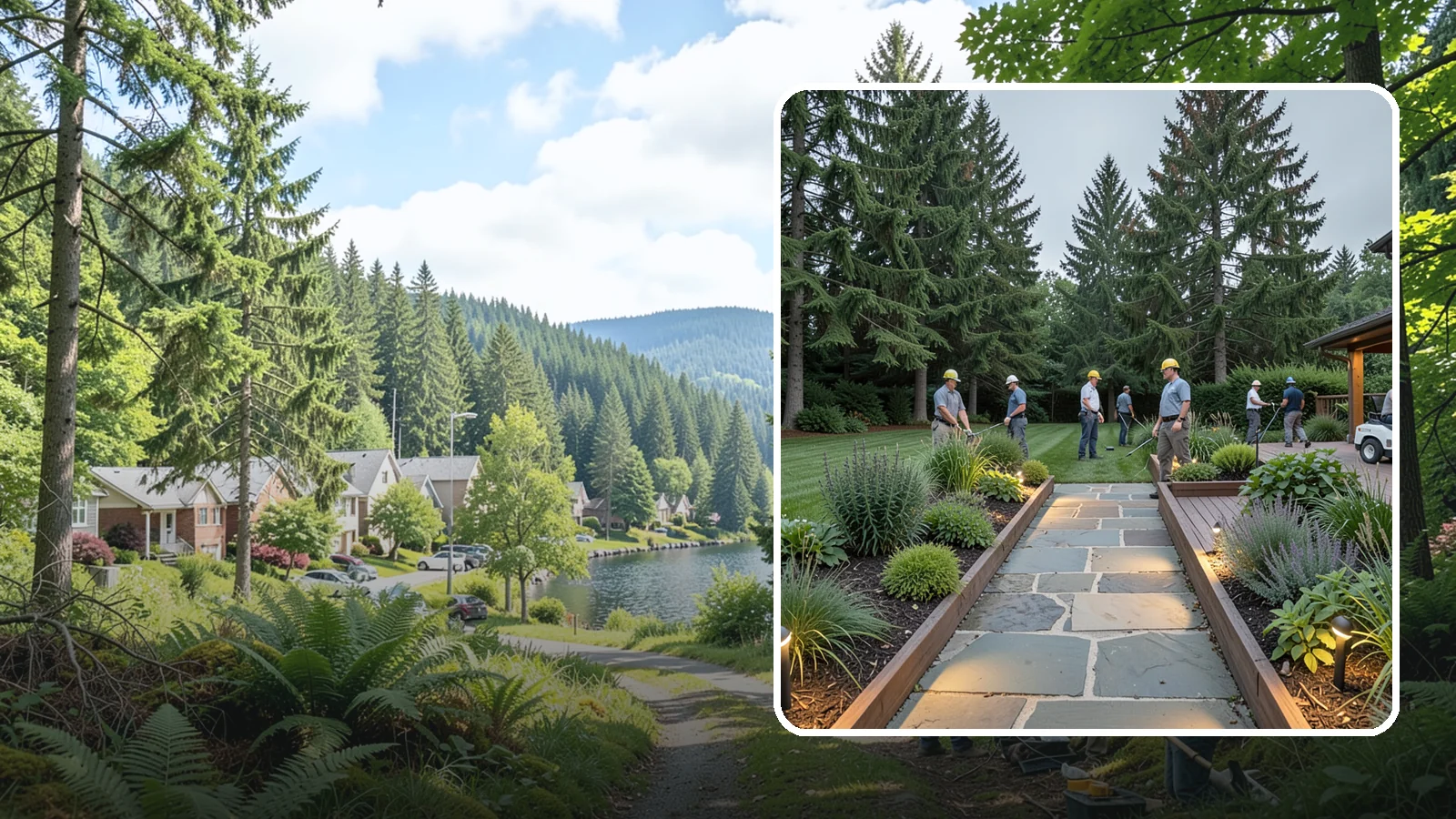 Deck & Patio Lighting in Lake Forest Park, King County, WA - Built-in deck and patio lighting that makes outdoor living spaces usable and inviting after dark.