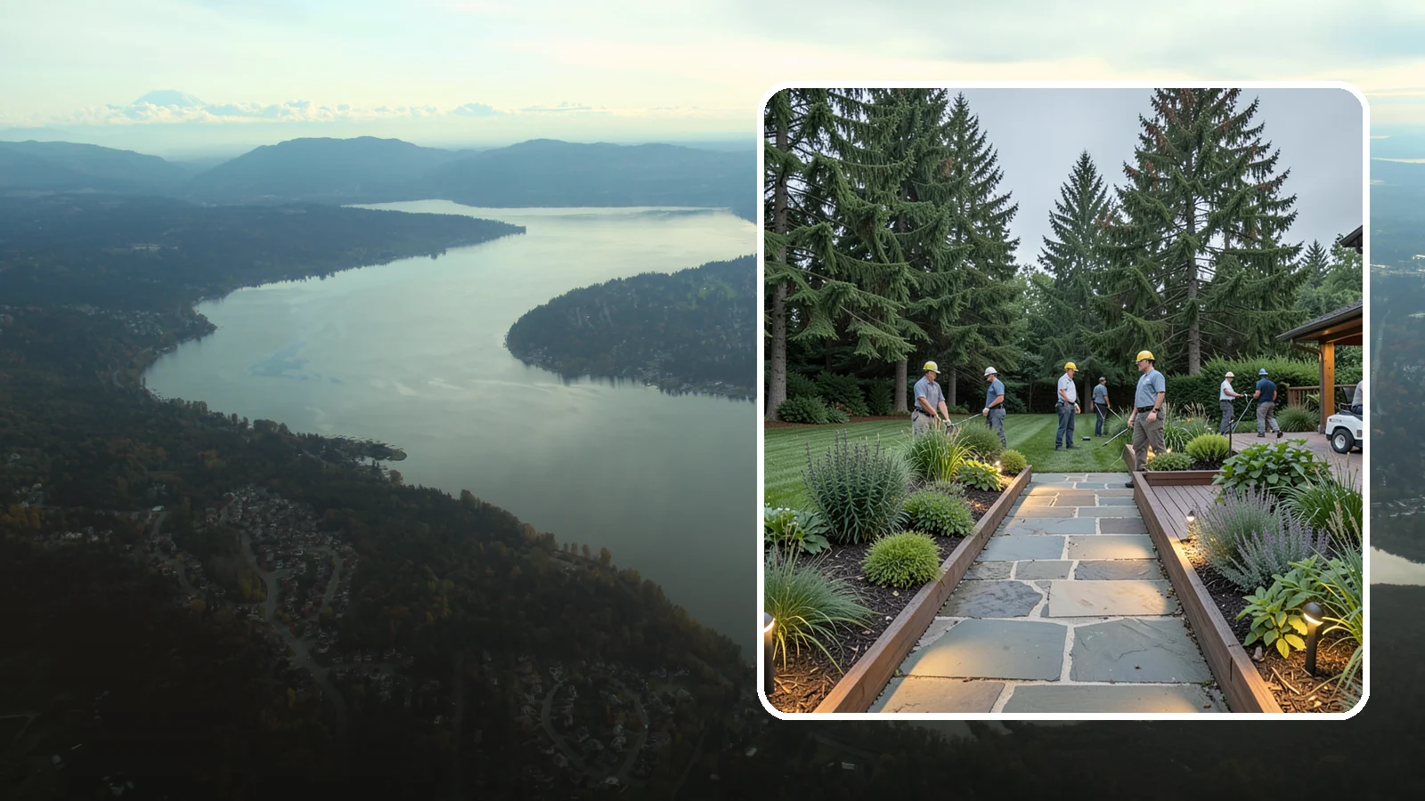 Deck & Patio Lighting in Sammamish, King County, WA - Built-in deck and patio lighting that makes outdoor living spaces usable and inviting after dark.
