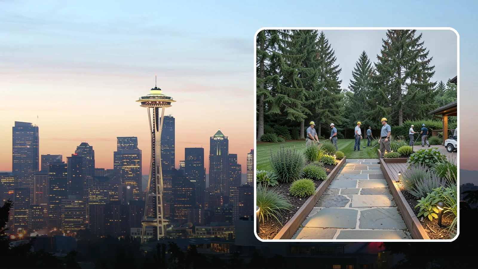 Deck & Patio Lighting in Seattle, King County, WA - Built-in deck and patio lighting that makes outdoor living spaces usable and inviting after dark.