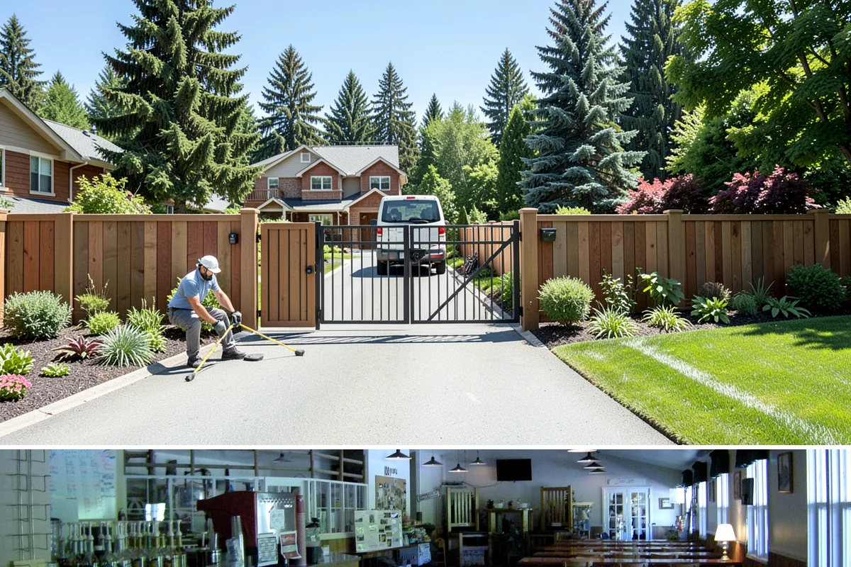 Decorative Concrete in Black Diamond, King County, WA - Warm, dry conditions in summer produce the best color development and sealer bonding, since damp or cold weather interferes with...