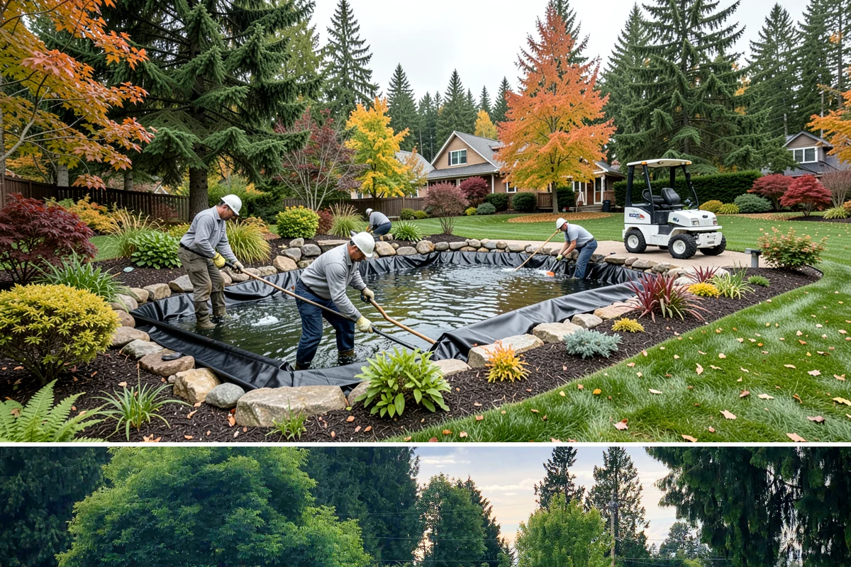 Decorative Concrete in Bonney Lake, Pierce County, WA - Warm, dry conditions in summer produce the best color development and sealer bonding, since damp or cold weather interferes with...