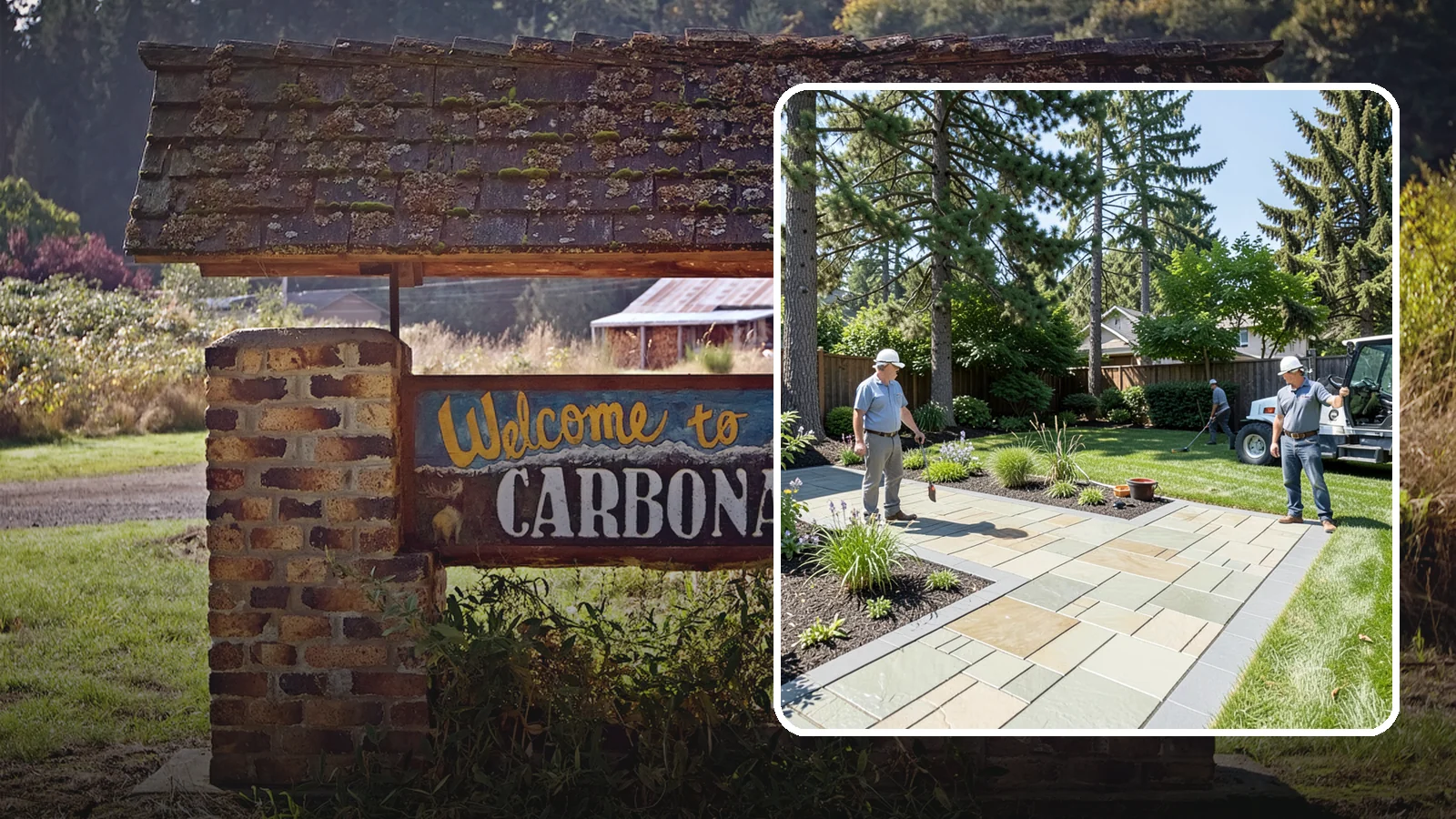 Decorative Concrete in Carbonado, Pierce County, WA - We transform plain gray slabs into custom decorative concrete surfaces sealed to withstand constant Northwest moisture.