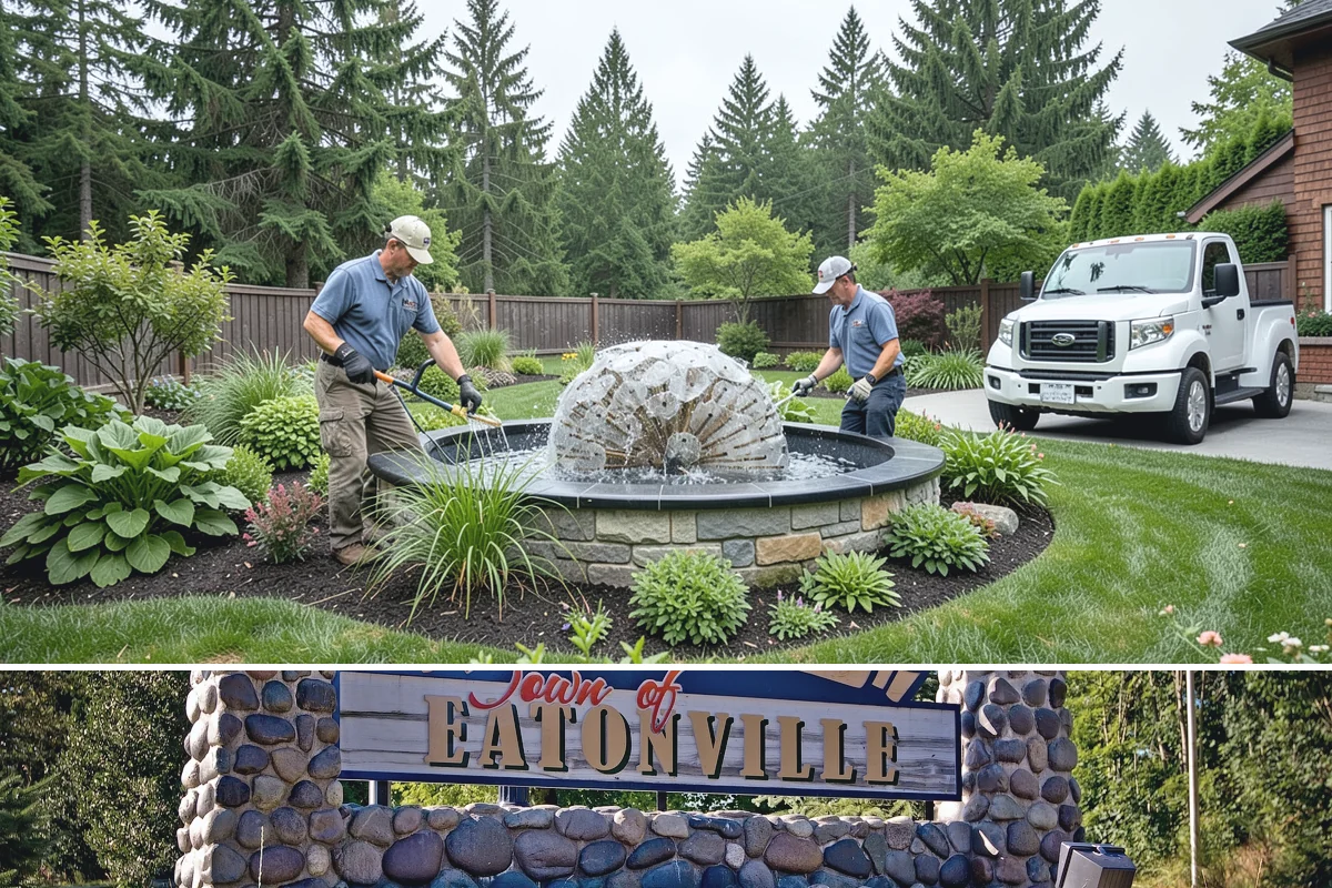Decorative Concrete in Eatonville, Pierce County, WA - Warm, dry conditions in summer produce the best color development and sealer bonding, since damp or cold weather interferes with...