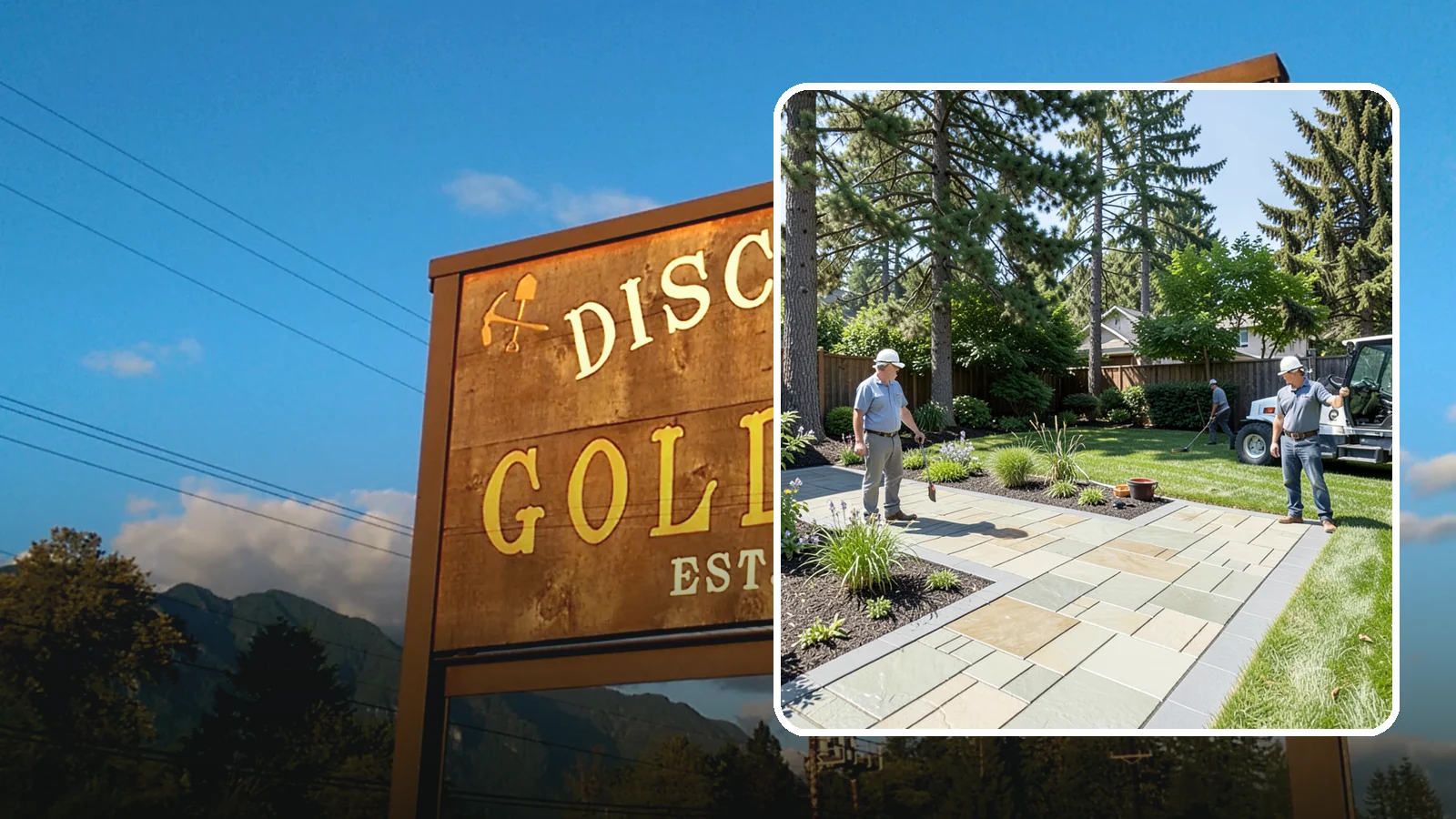 Decorative Concrete in Gold Bar, Snohomish County, WA - We transform plain gray slabs into custom decorative concrete surfaces sealed to withstand constant Northwest moisture.