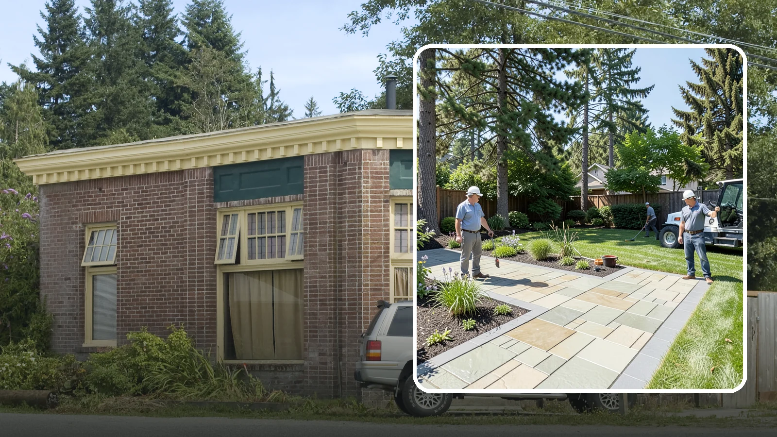 Decorative Concrete in Hamilton, Skagit County, WA - We transform plain gray slabs into custom decorative concrete surfaces sealed to withstand constant Northwest moisture.