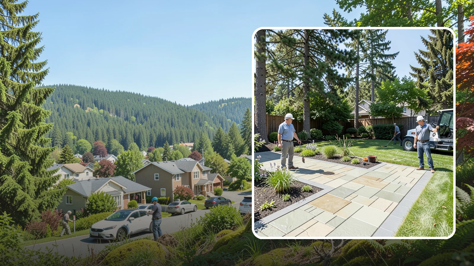 Decorative Concrete in Index, Snohomish County, WA - We transform plain gray slabs into custom decorative concrete surfaces sealed to withstand constant Northwest moisture.