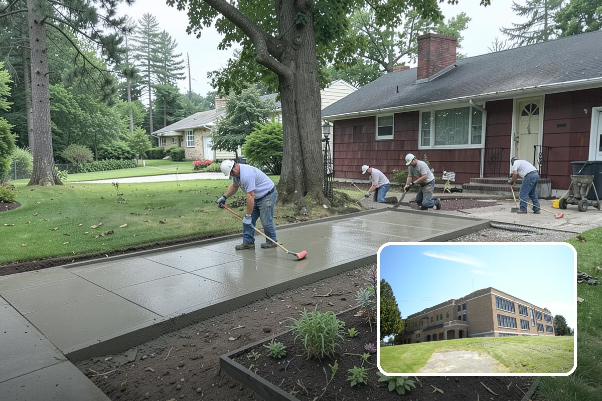 Decorative Concrete in Maple Valley, King County, WA - Wide range of colors, patterns, and textures to choose from