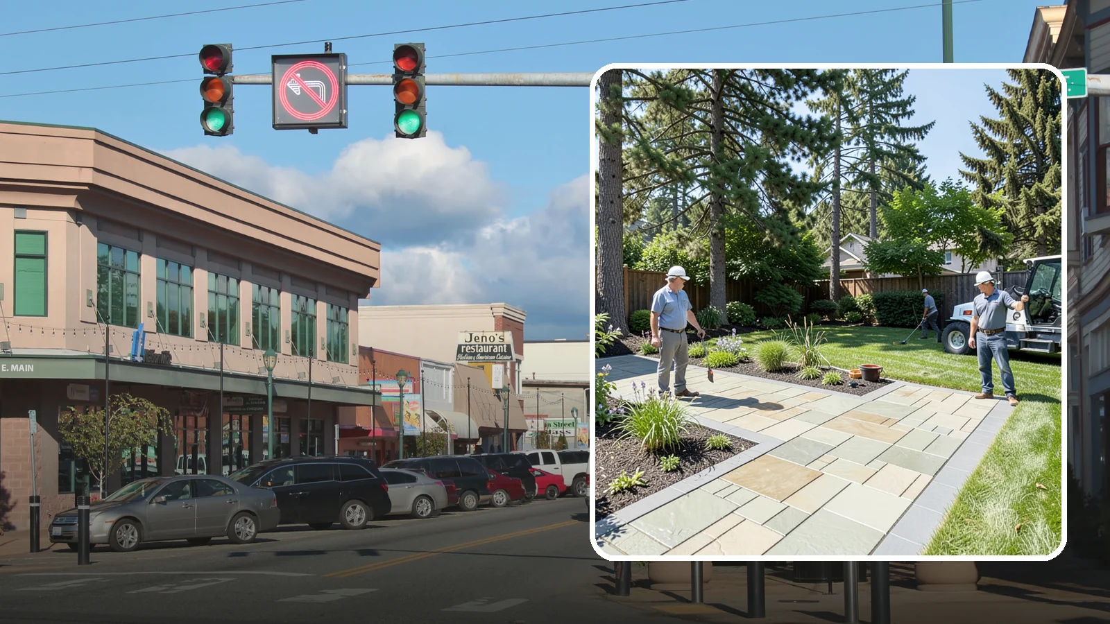 Decorative Concrete in Monroe, Snohomish County, WA - We transform plain gray slabs into custom decorative concrete surfaces sealed to withstand constant Northwest moisture.