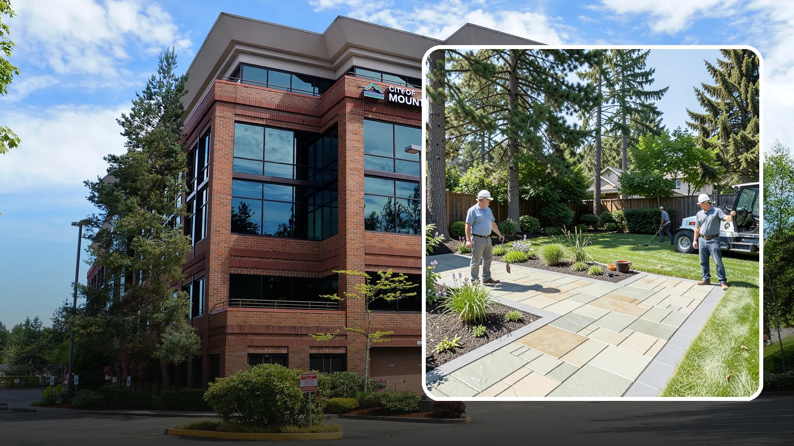 Decorative Concrete in Mountlake Terrace, Snohomish County, WA - We transform plain gray slabs into custom decorative concrete surfaces sealed to withstand constant Northwest moisture.