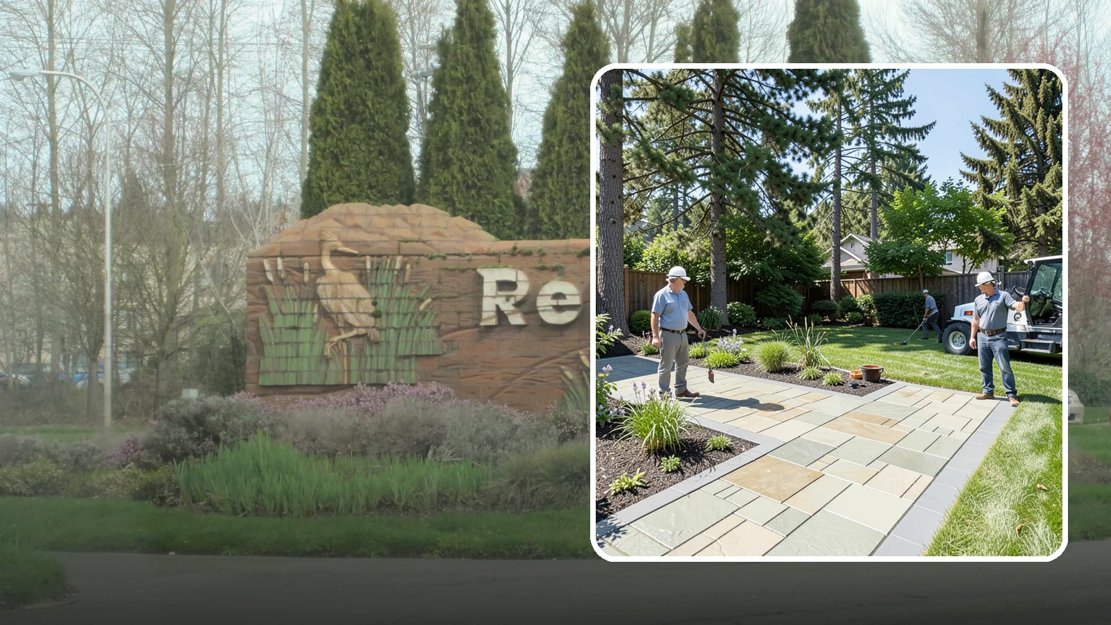 Decorative Concrete in Renton, King County, WA - We transform plain gray slabs into custom decorative concrete surfaces sealed to withstand constant Northwest moisture.