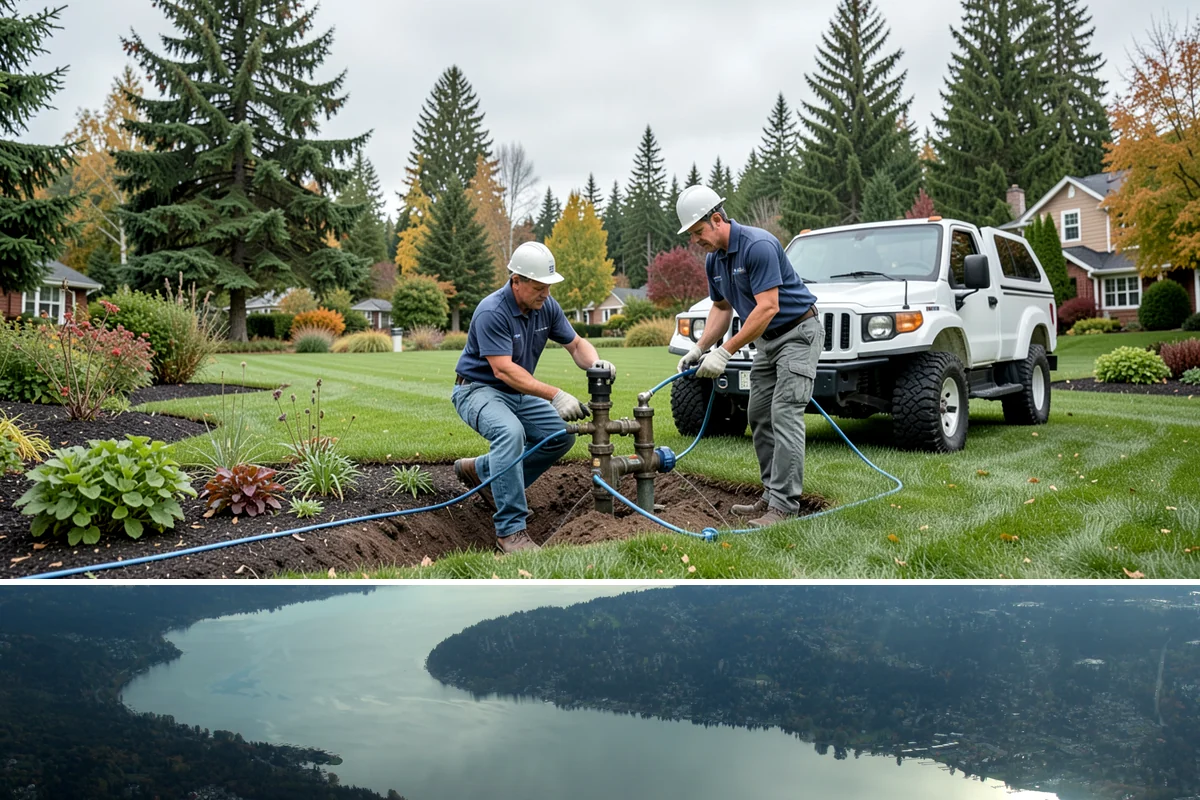 Decorative Concrete in Sammamish, King County, WA - Warm, dry conditions in summer produce the best color development and sealer bonding, since damp or cold weather interferes with...