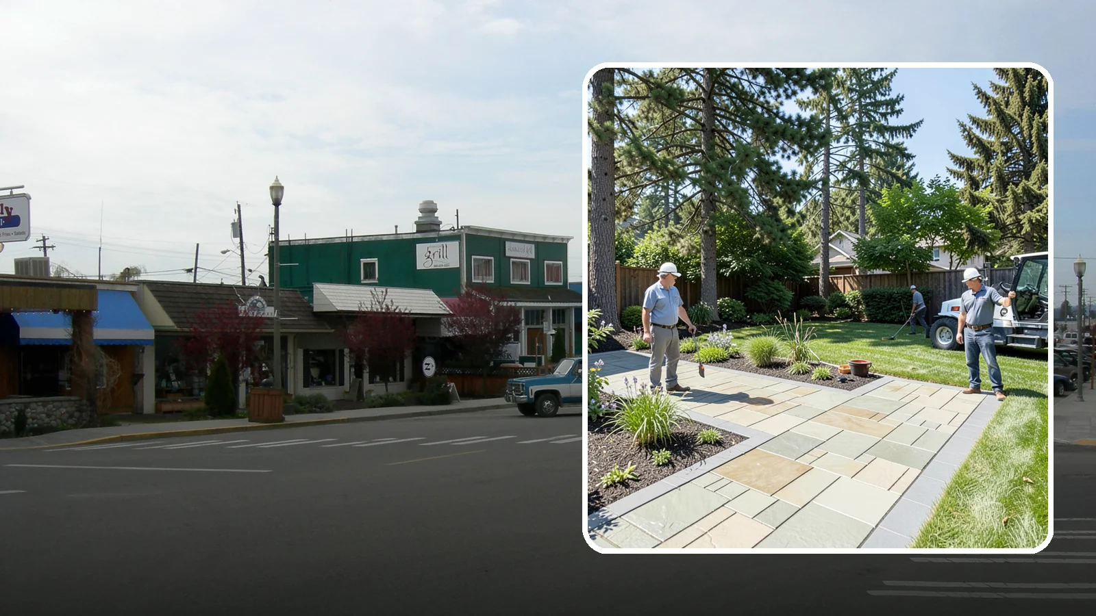 Decorative Concrete in Stanwood, Snohomish County, WA - We transform plain gray slabs into custom decorative concrete surfaces sealed to withstand constant Northwest moisture.