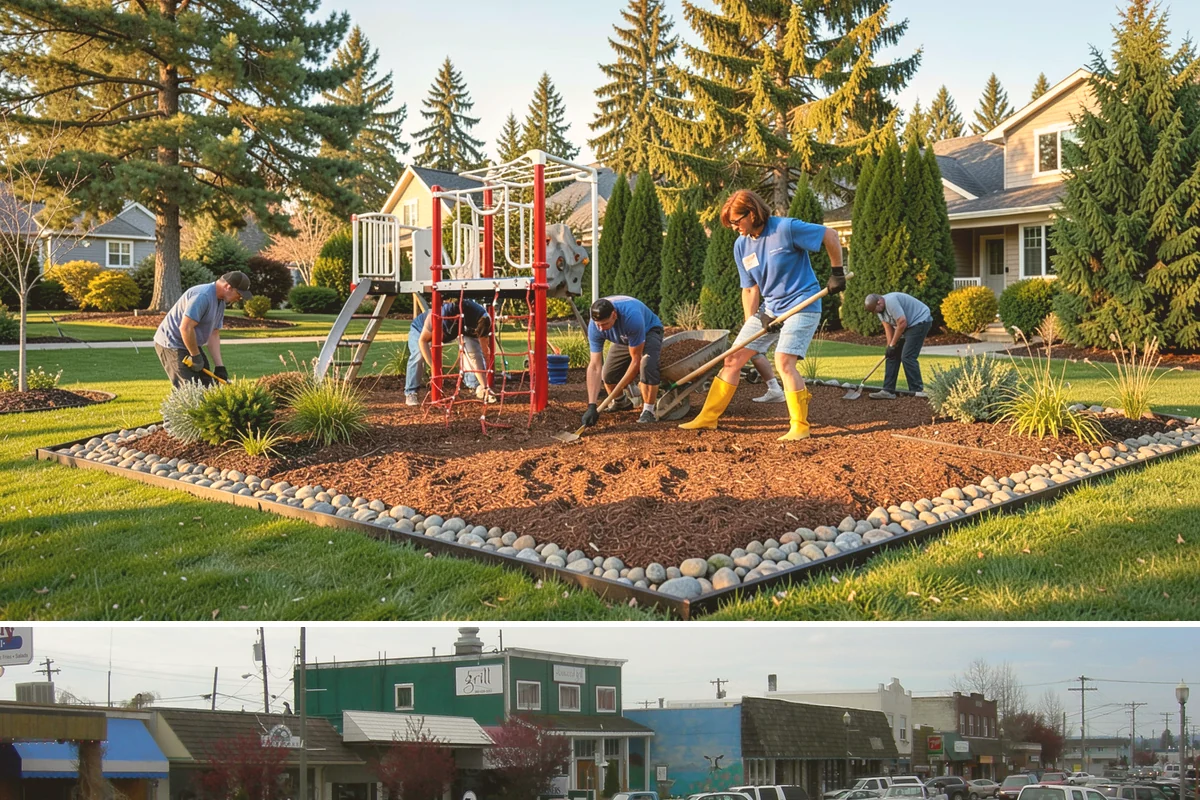 Decorative Concrete in Stanwood, Snohomish County, WA - Warm, dry conditions in summer produce the best color development and sealer bonding, since damp or cold weather interferes with...