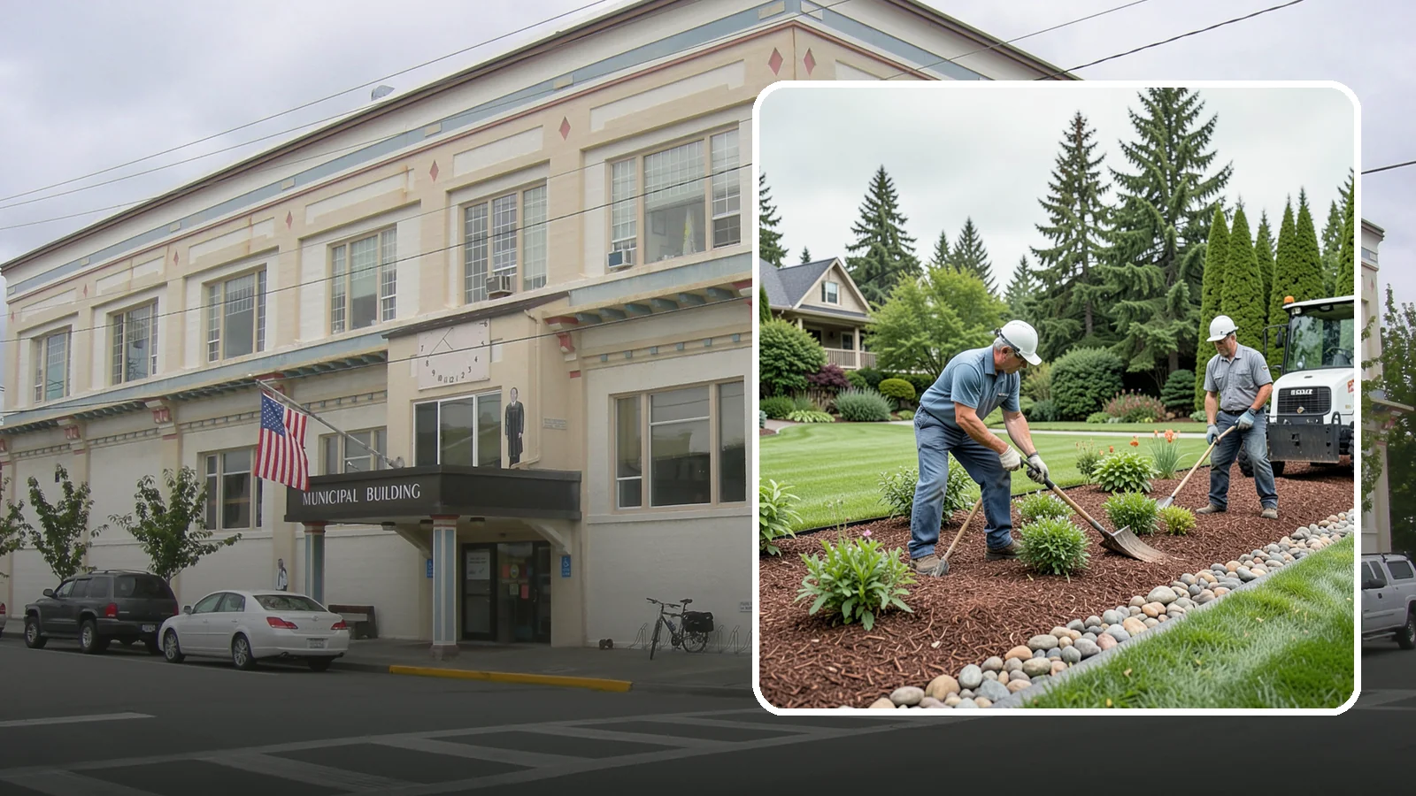Decorative Mulch Installation in Anacortes, Skagit County, WA - Premium colored or specialty mulch installed to give beds a designer, high-contrast finish.