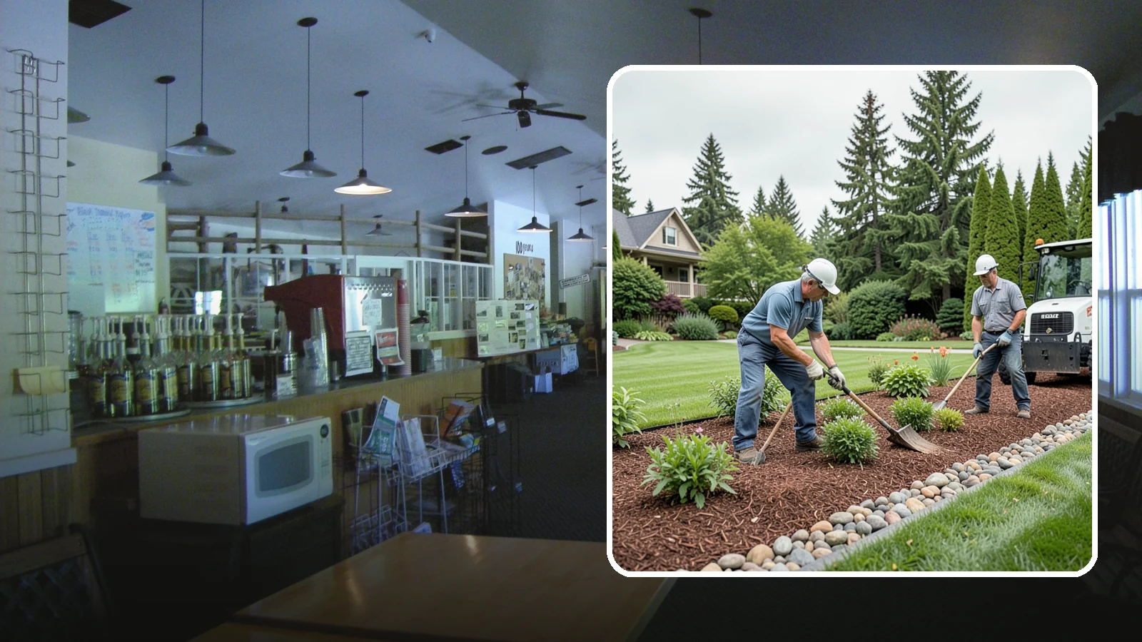 Decorative Mulch Installation in Black Diamond, King County, WA - Premium colored or specialty mulch installed to give beds a designer, high-contrast finish.