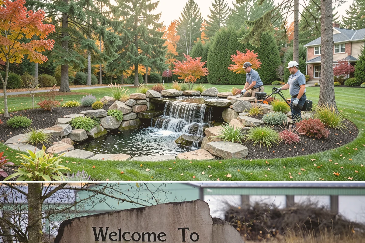 Decorative Mulch Installation in Buckley, Pierce County, WA - Spring installation showcases color through the growing season, while cool, damp PNW weather helps freshly dyed mulch set without...