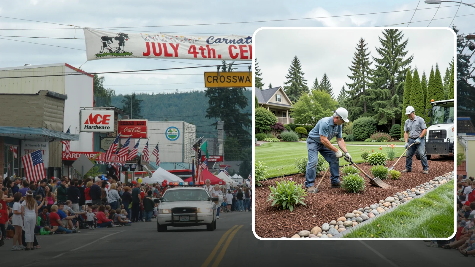 Decorative Mulch Installation in Carnation, King County, WA - Premium colored or specialty mulch installed to give beds a designer, high-contrast finish.