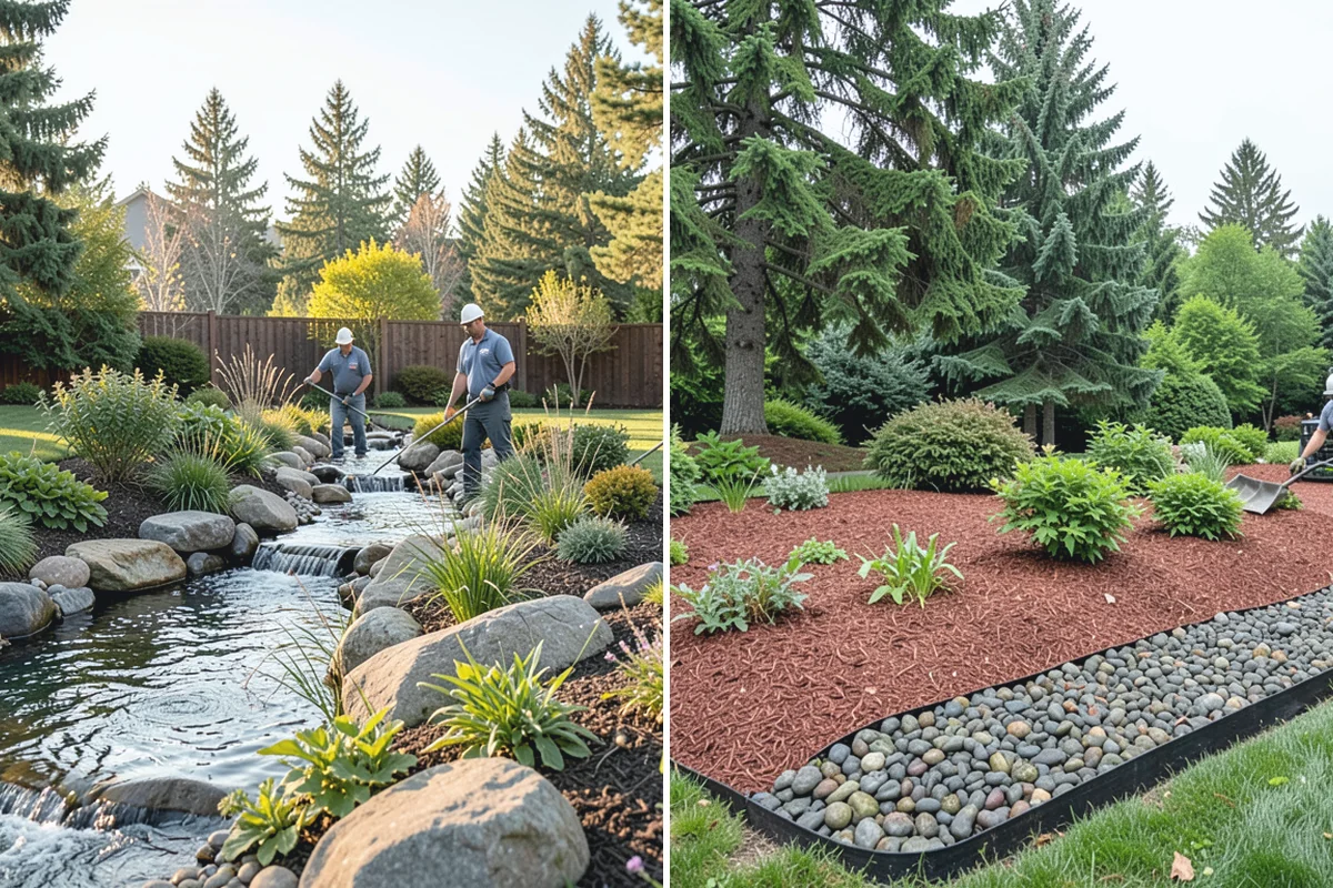 Decorative Mulch Installation in Coupeville, Island County, WA - Clear and edge the beds to a crisp, defined line