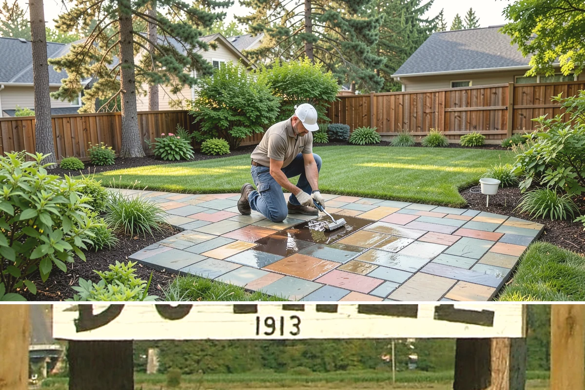 Decorative Mulch Installation in Duvall, King County, WA - Spring installation showcases color through the growing season, while cool, damp PNW weather helps freshly dyed mulch set without...
