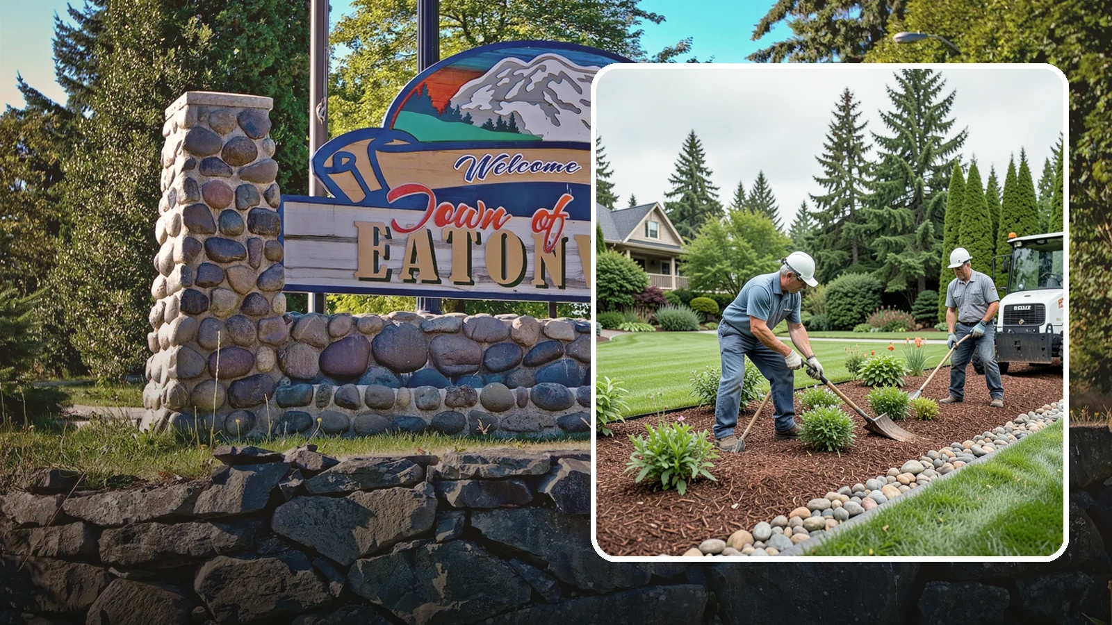 Decorative Mulch Installation in Eatonville, Pierce County, WA - Premium colored or specialty mulch installed to give beds a designer, high-contrast finish.