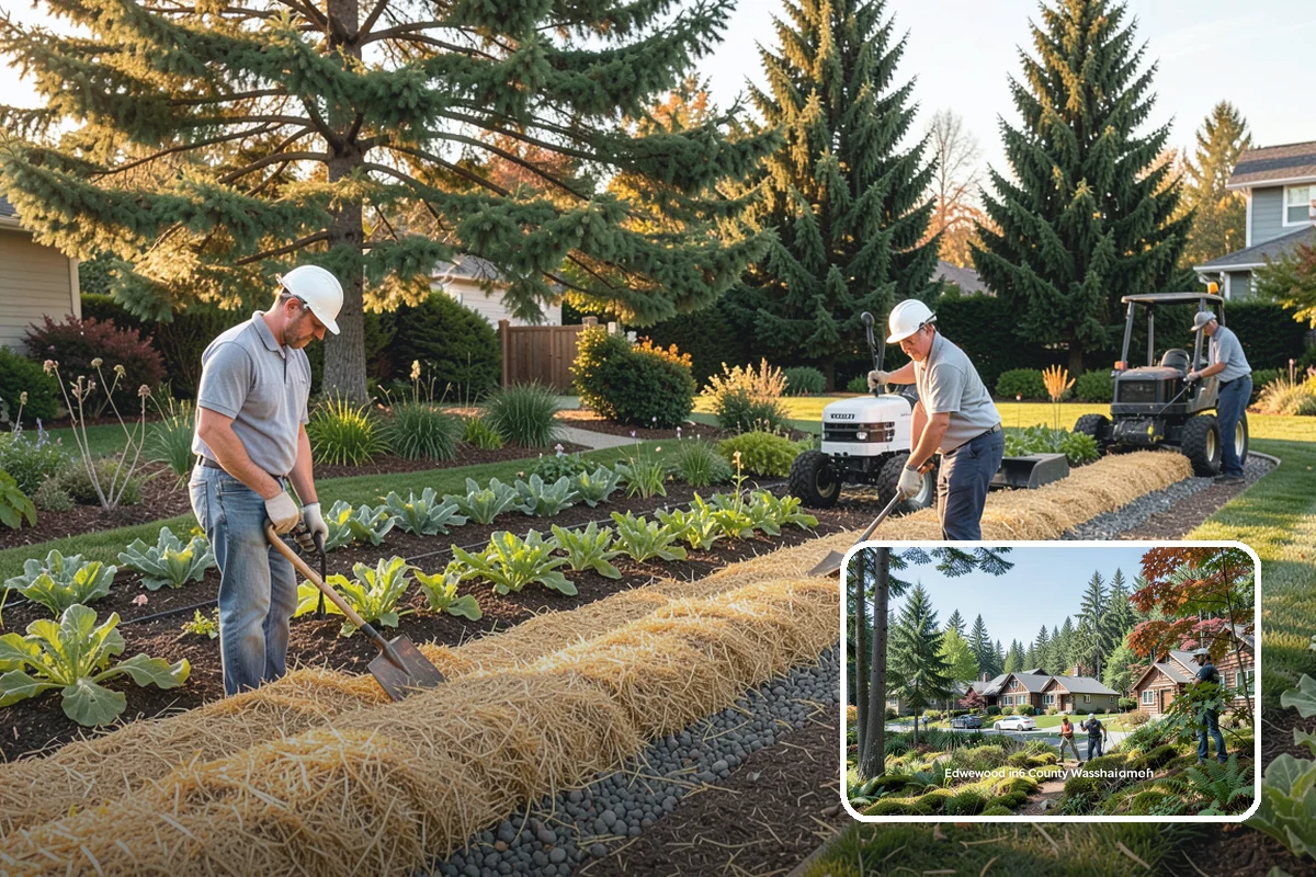 Decorative Mulch Installation in Edgewood, Pierce County, WA - Delivers bold, long-lasting color that sharpens curb appeal