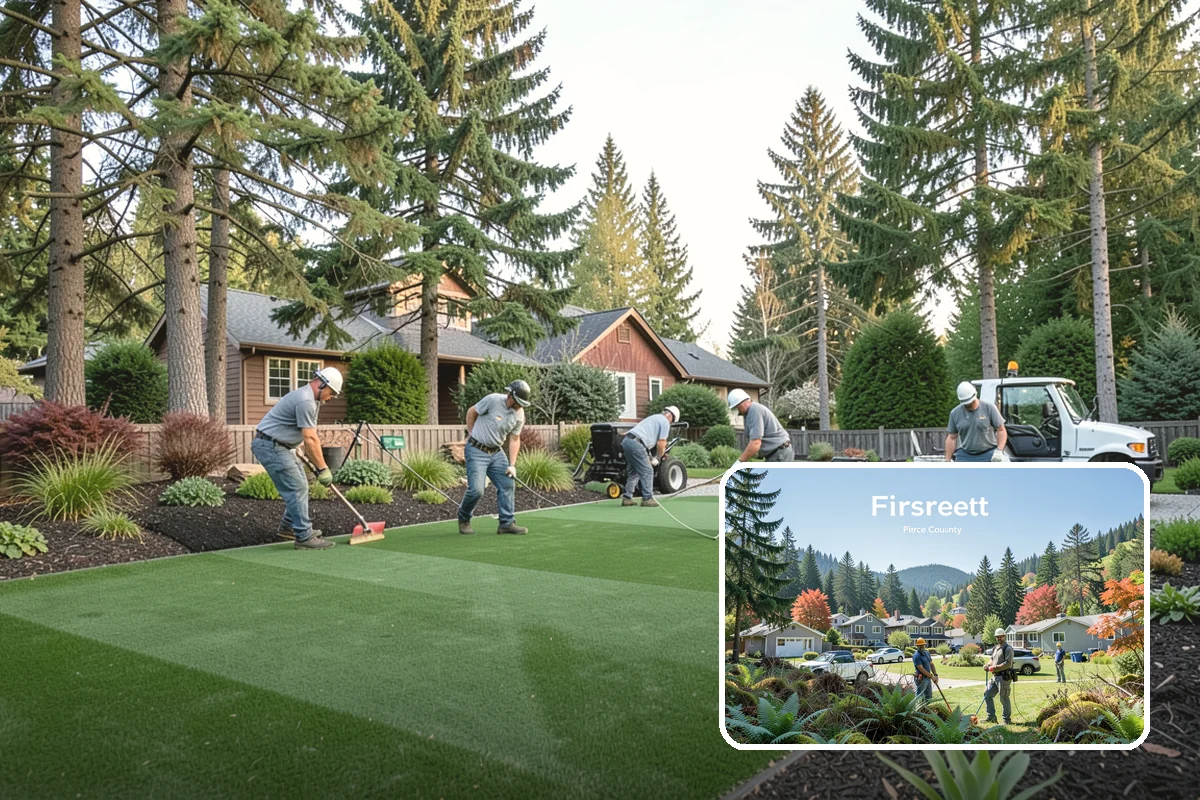 Decorative Mulch Installation in Fircrest, Pierce County, WA - Delivers bold, long-lasting color that sharpens curb appeal