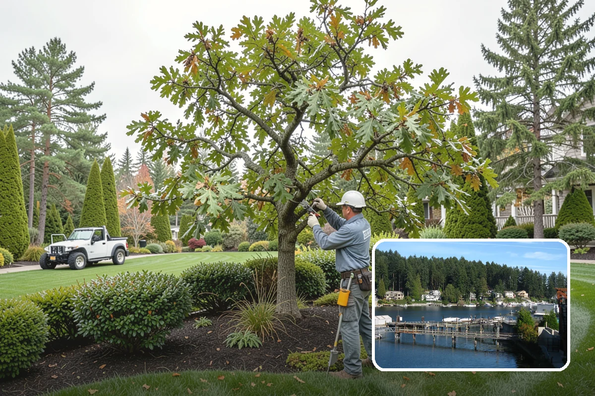Decorative Mulch Installation in Gig Harbor, Pierce County, WA - Delivers bold, long-lasting color that sharpens curb appeal