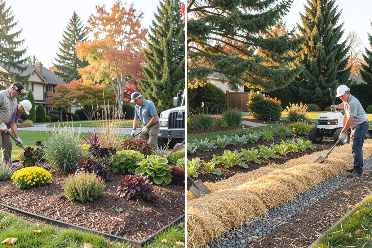 Decorative Mulch Installation in Hamilton, Skagit County, WA - Clear and edge the beds to a crisp, defined line