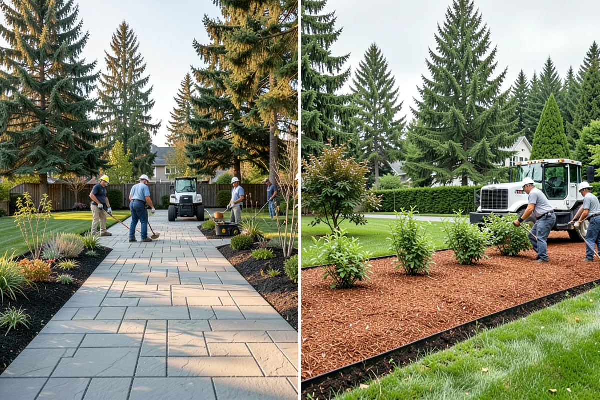 Decorative Mulch Installation in Hunts Point, King County, WA - Clear and edge the beds to a crisp, defined line