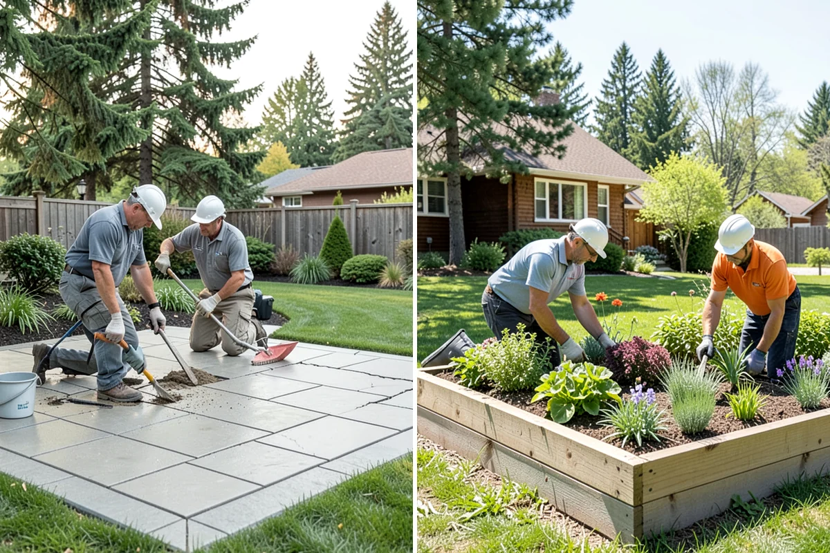 Decorative Mulch Installation in Lake Forest Park, King County, WA - Clear and edge the beds to a crisp, defined line
