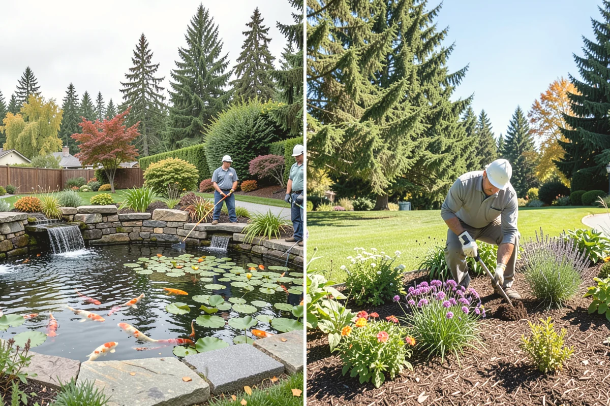 Decorative Mulch Installation in Lake Stevens, Snohomish County, WA - Clear and edge the beds to a crisp, defined line