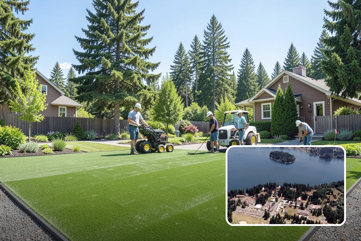 Decorative Mulch Installation in Lakewood, Pierce County, WA - Delivers bold, long-lasting color that sharpens curb appeal