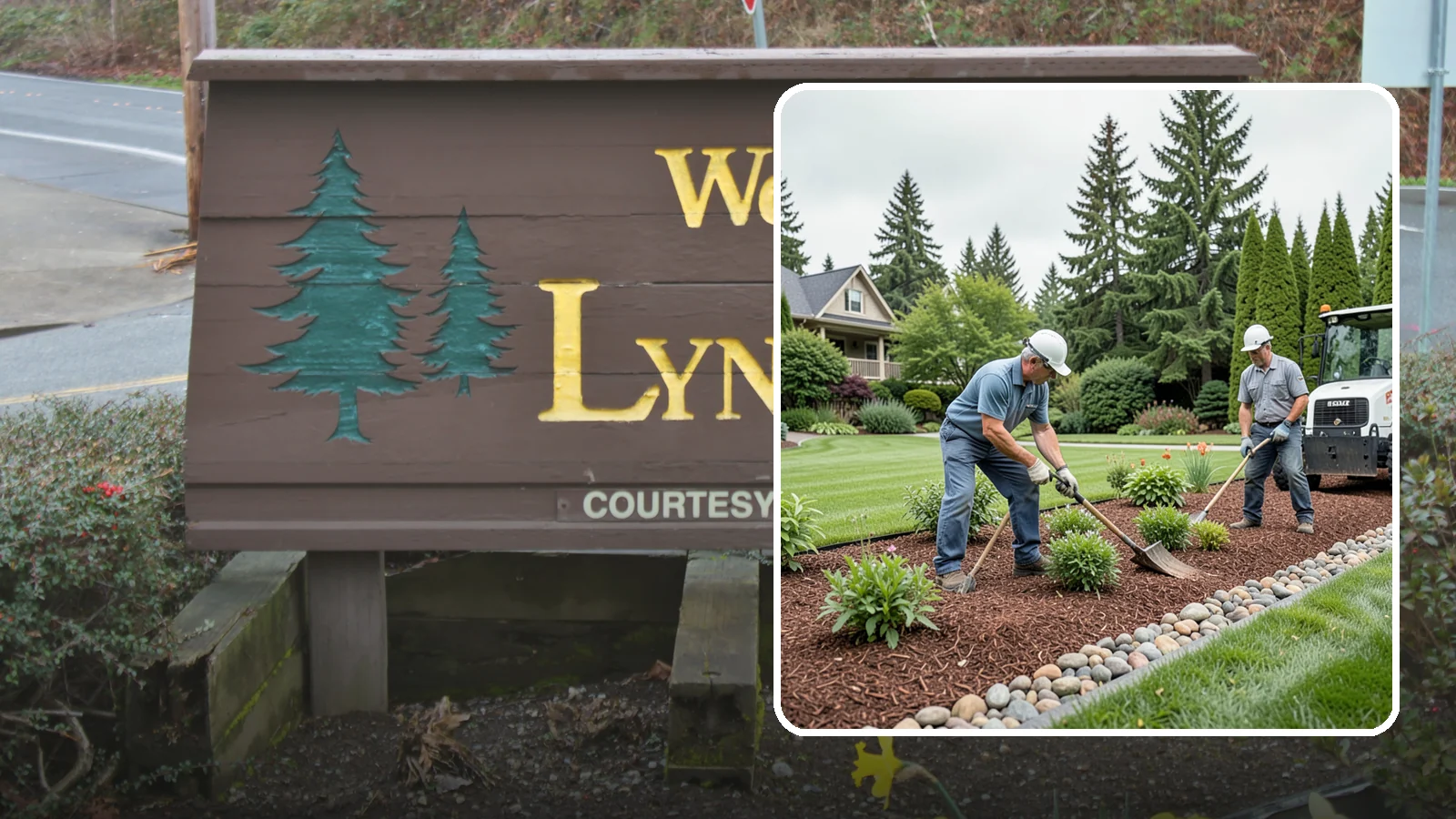 Decorative Mulch Installation in Lynnwood, Snohomish County, WA - Premium colored or specialty mulch installed to give beds a designer, high-contrast finish.