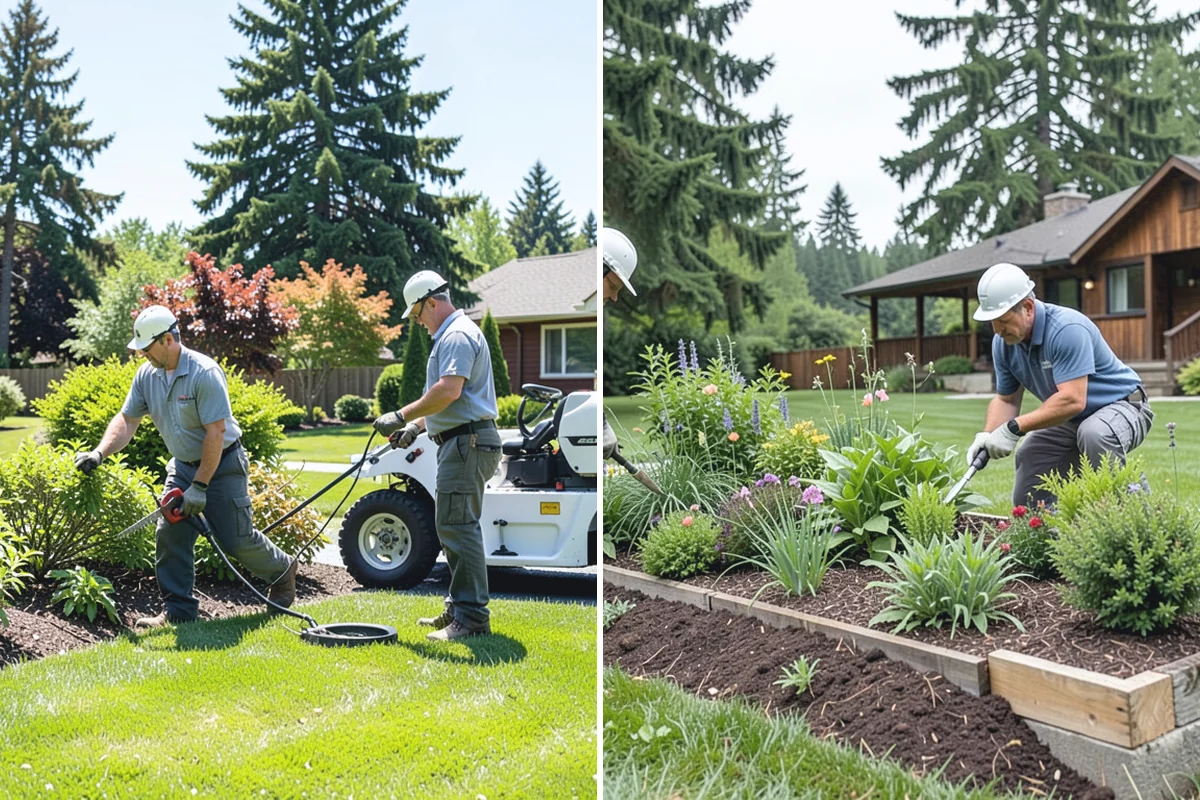 Decorative Mulch Installation in Medina, King County, WA - Clear and edge the beds to a crisp, defined line