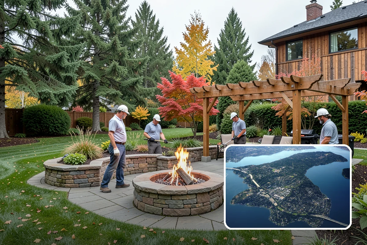 Decorative Mulch Installation in Mercer Island, King County, WA - Delivers bold, long-lasting color that sharpens curb appeal