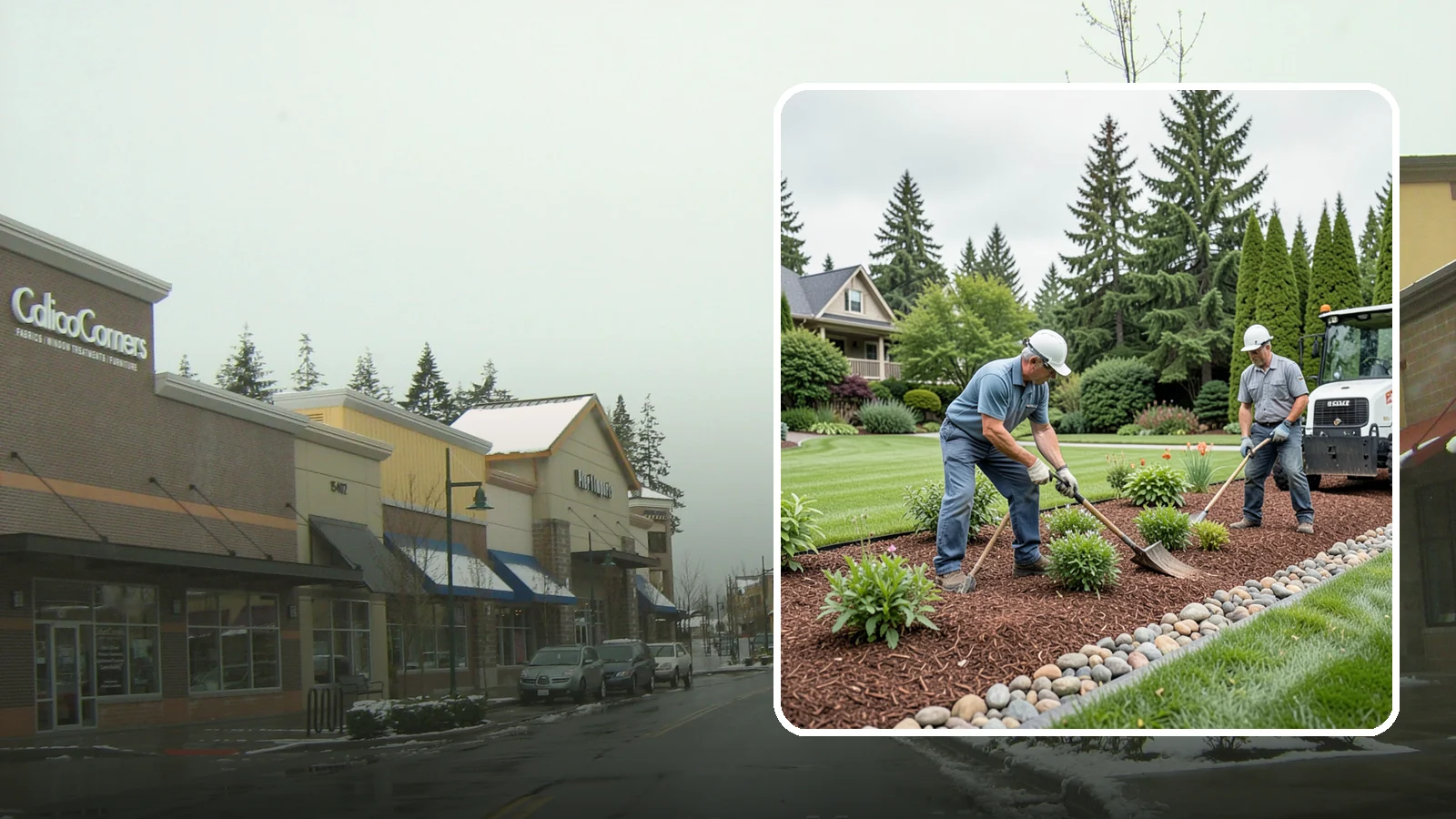 Decorative Mulch Installation in Mill Creek, Snohomish County, WA - Premium colored or specialty mulch installed to give beds a designer, high-contrast finish.