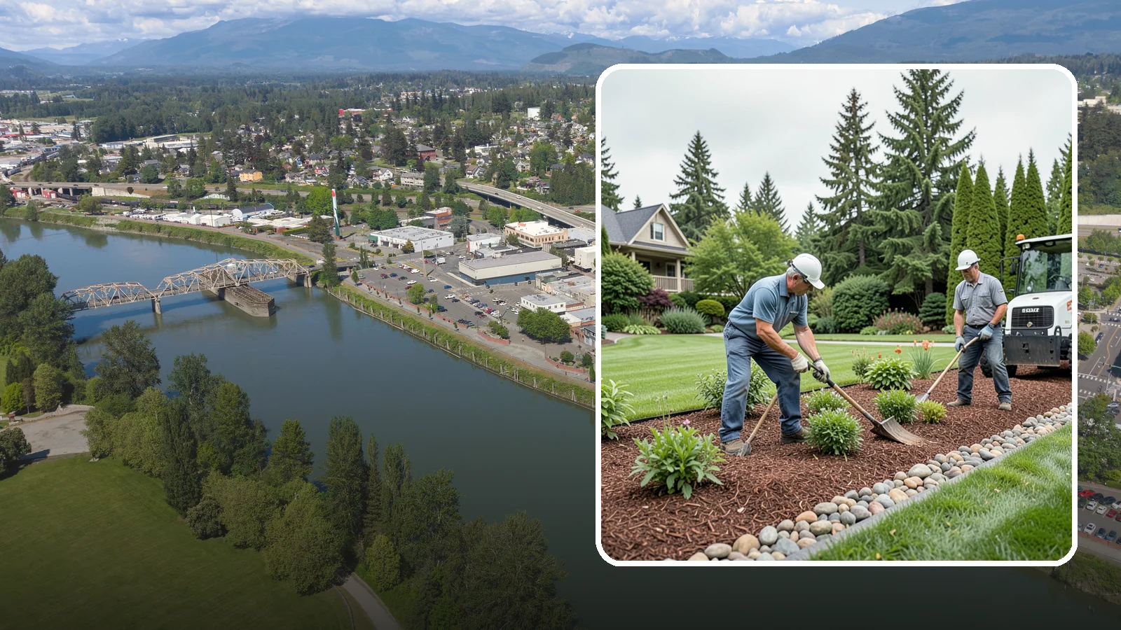 Decorative Mulch Installation in Mount Vernon, Skagit County, WA - Premium colored or specialty mulch installed to give beds a designer, high-contrast finish.