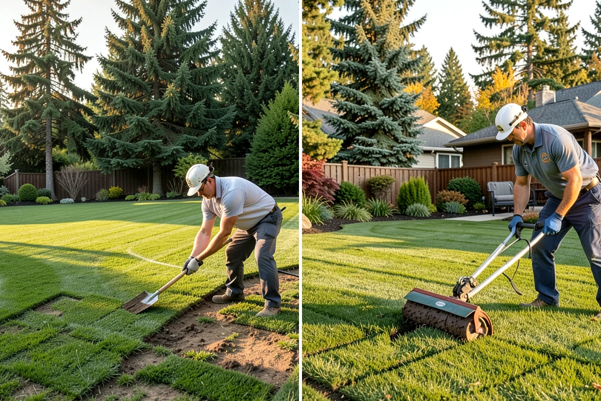 Decorative Mulch Installation in Normandy Park, King County, WA - Clear and edge the beds to a crisp, defined line