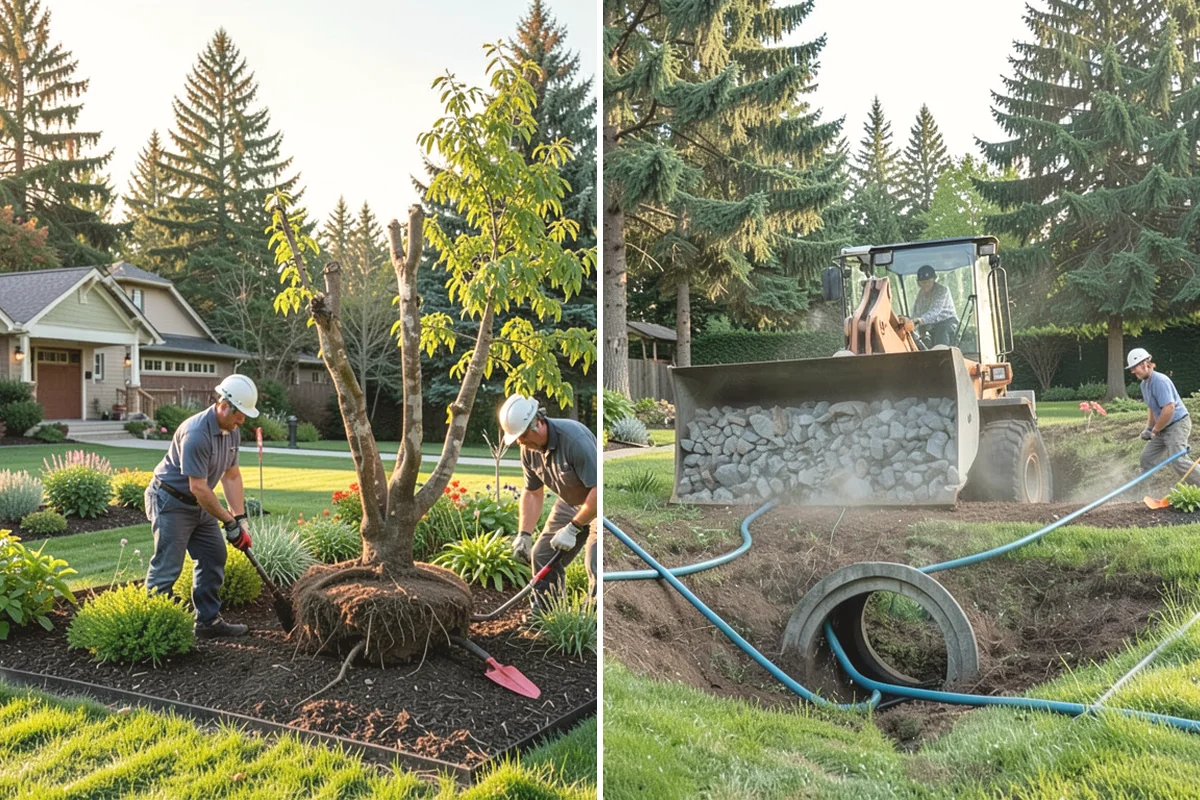 Decorative Mulch Installation in North Bend, King County, WA - Clear and edge the beds to a crisp, defined line