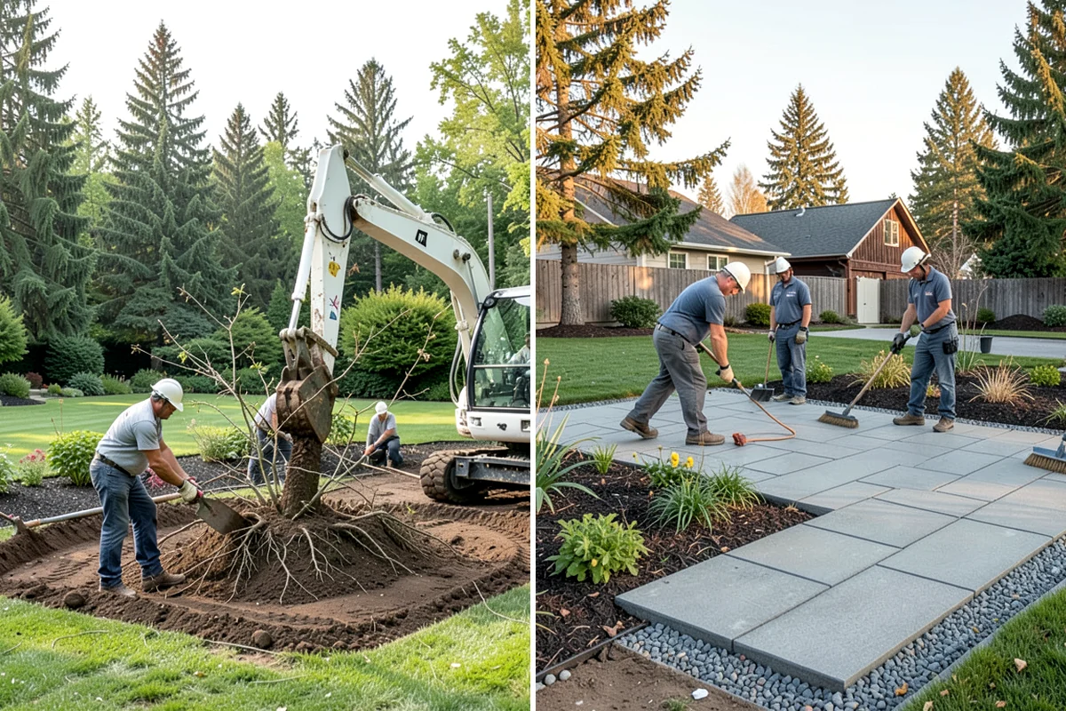 Decorative Mulch Installation in Pacific, King County, WA - Clear and edge the beds to a crisp, defined line