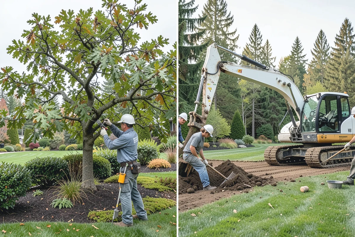 Decorative Mulch Installation in Redmond, King County, WA - Clear and edge the beds to a crisp, defined line