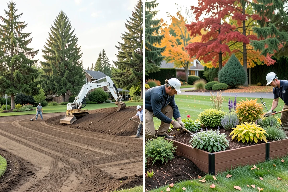 Decorative Mulch Installation in Snoqualmie, King County, WA - Clear and edge the beds to a crisp, defined line