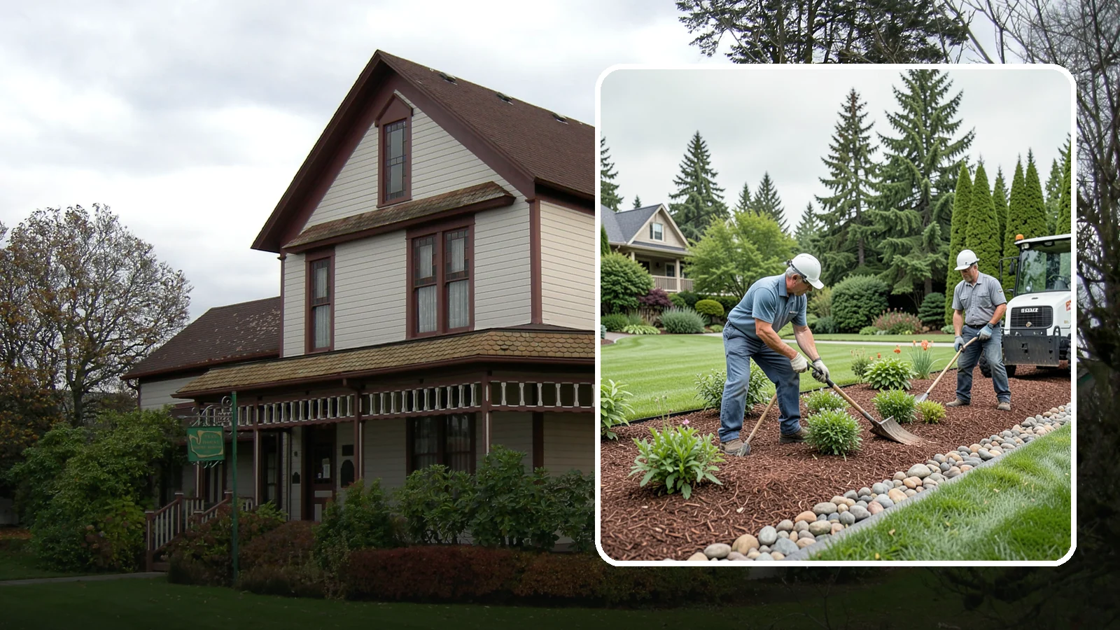 Decorative Mulch Installation in Sumner, Pierce County, WA - Premium colored or specialty mulch installed to give beds a designer, high-contrast finish.