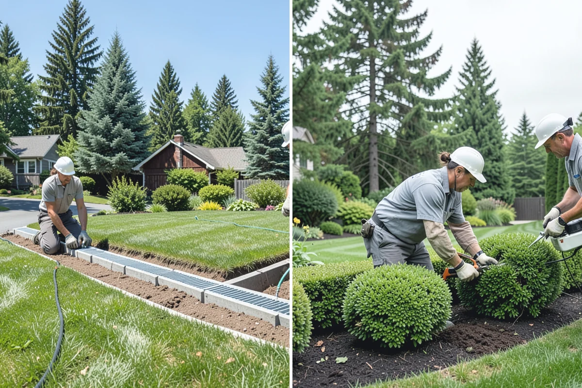 Decorative Mulch Installation in Sumner, Pierce County, WA - Clear and edge the beds to a crisp, defined line