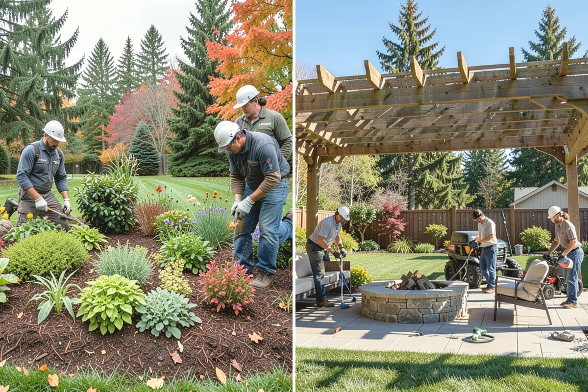 Decorative Mulch Installation in University Place, Pierce County, WA - Clear and edge the beds to a crisp, defined line