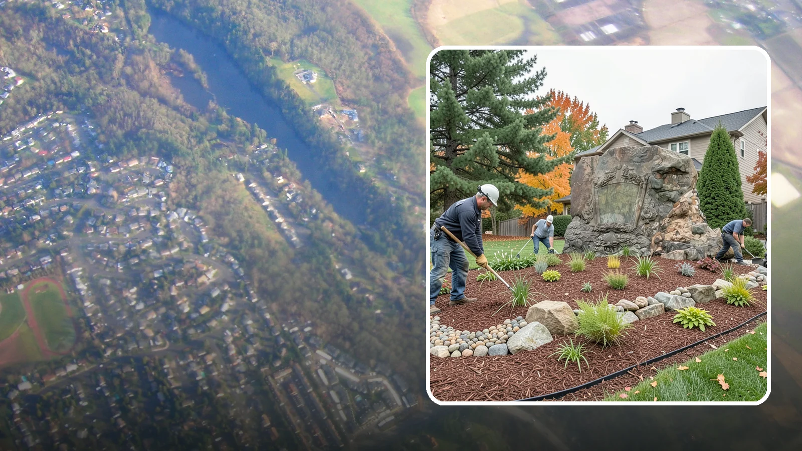 Decorative Rock Installation in Algona, King County, WA - Ornamental rock and decorative gravel installed for low-maintenance beds, borders, and accents.