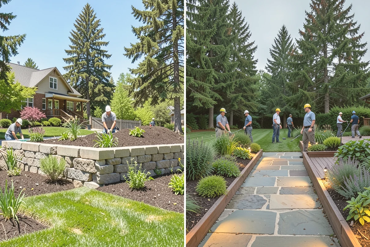 Decorative Rock Installation in Algona, King County, WA - Define and excavate the area
