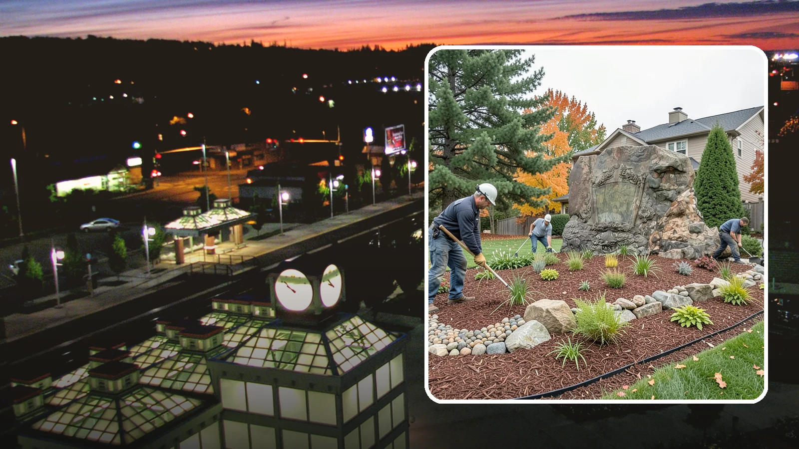 Decorative Rock Installation in Auburn, King County, WA - Ornamental rock and decorative gravel installed for low-maintenance beds, borders, and accents.